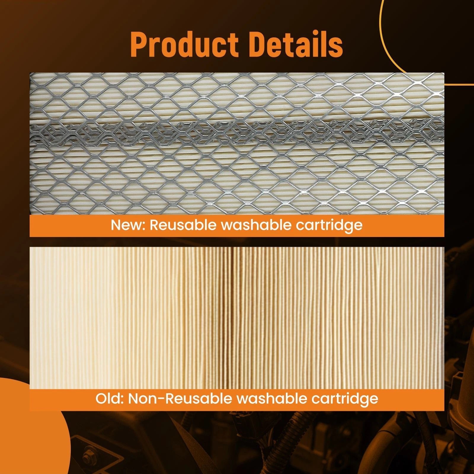 Outer Air Filter for Kioti DK55 DK45S DK4510 (E7230-11081 P8227 AF25553)