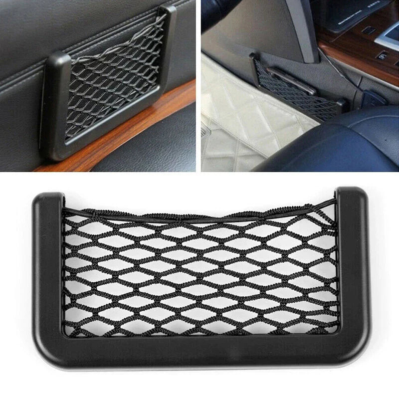 Car Net Bag / 1x / Elastic Side Door Pocket Holder for Car