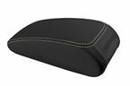 Leather Console Lid Armrest Cover for Audi A3 (2015–2020) - Beige Stitch