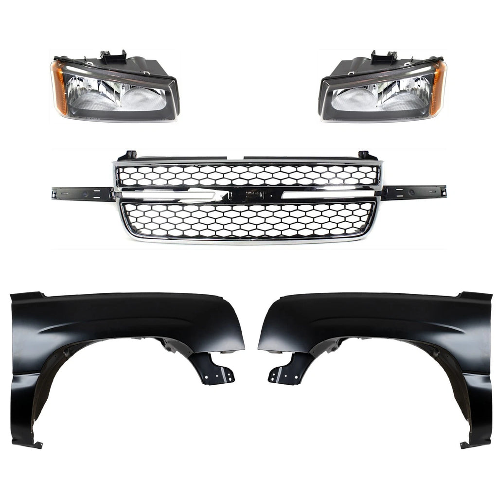 Fender Kit for Chevy Silverado 1500 (2003–2006) Fluted