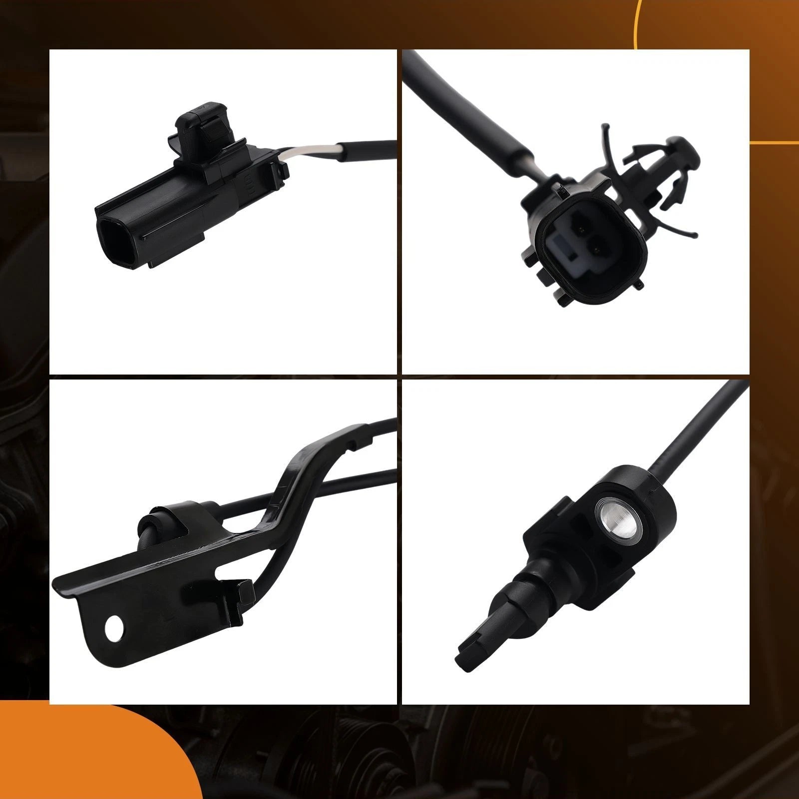 2X ABS Speed Sensor Front L/R for Lexus HS250h (2010–2012) 89542-12080