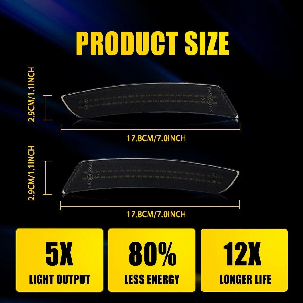 LED Side Marker Turn Lights for Chevrolet Camaro (2016–2023)
