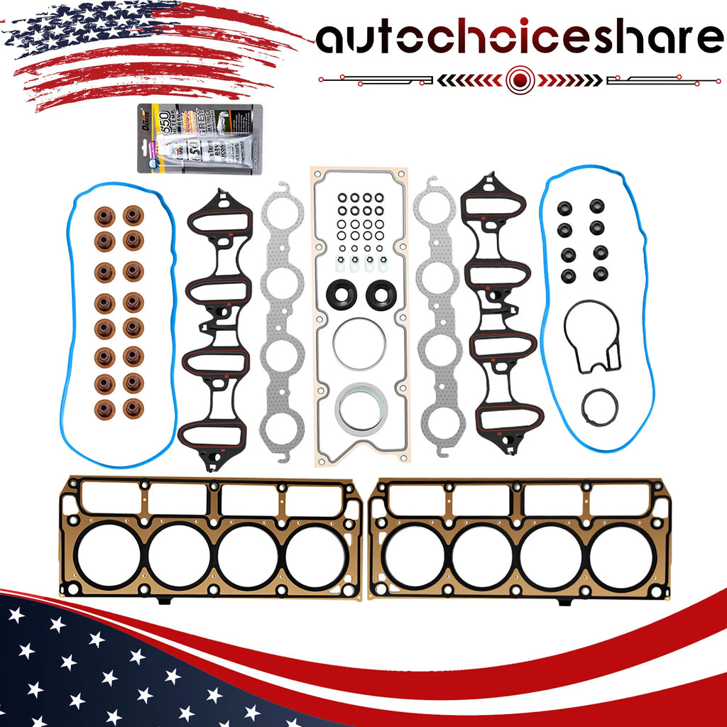 Head Gasket Set for Chevrolet Silverado 1500 Tahoe GMC Yukon Sierra Savana (2002–2011)