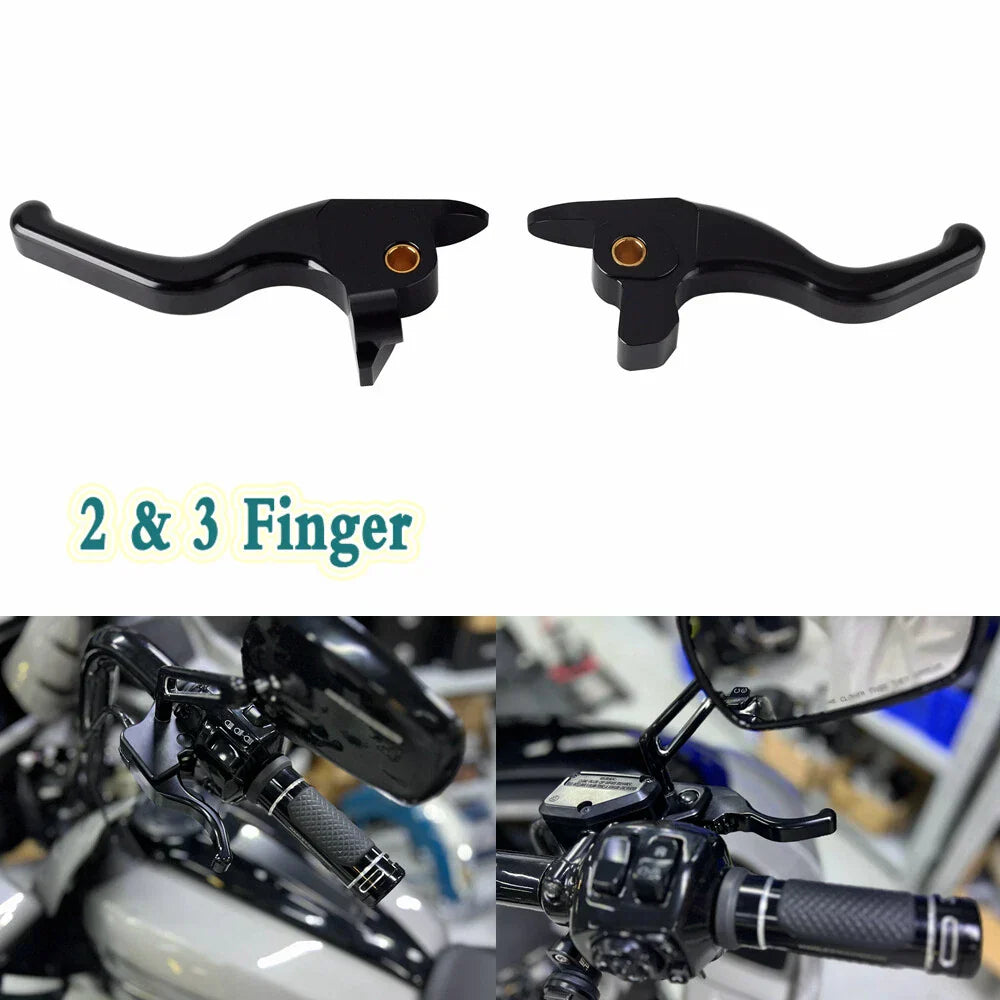 Finger Hand Brake Clutch Levers for Harley Touring/Trike (2017-2020)
