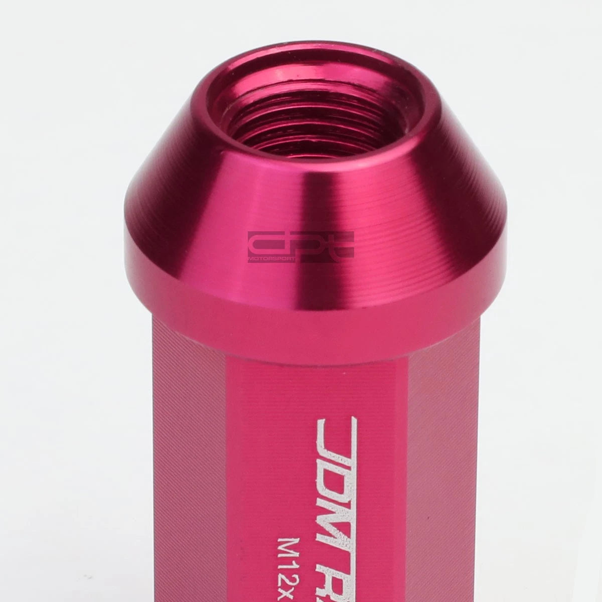 20 PCS Closed End M12x1.25 Pink Aluminum Lug Nuts for JDM Vehicles