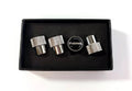 Valve Stem Caps Premium Chrome for Dodge Hemi Logo (Fits Multiple Models)