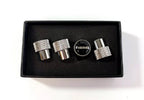 Valve Stem Caps Premium Chrome for Dodge Hemi Logo (Fits Multiple Models)