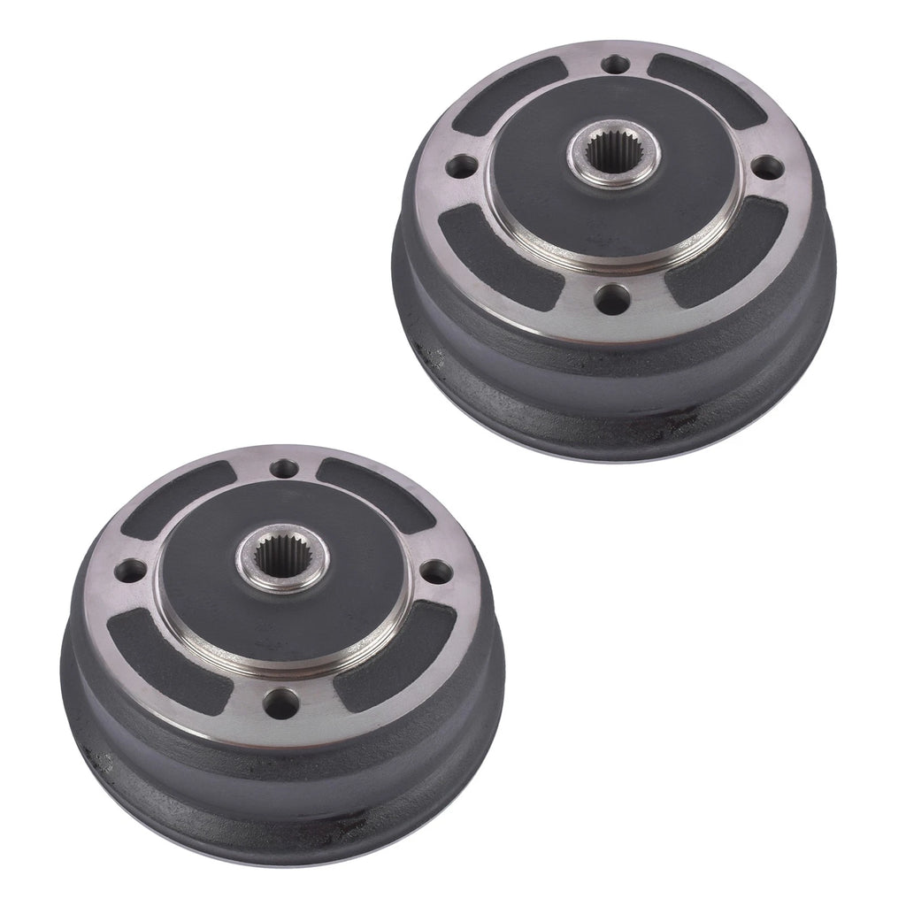 2X Rear Brake Drums for Kawasaki Mule (1998–2009)