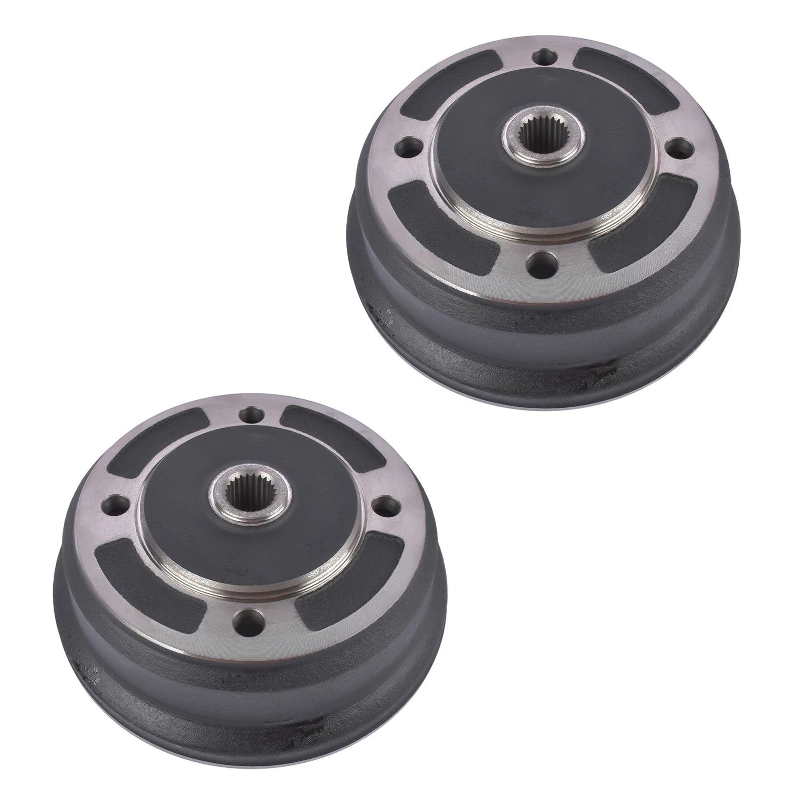 2X Rear Brake Drums for Kawasaki Mule (1998–2009)