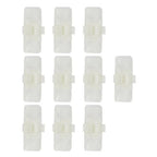 10 x Car Body Side Moulding Clips White for Mercedes Benz W124 W129 (1990-1996)