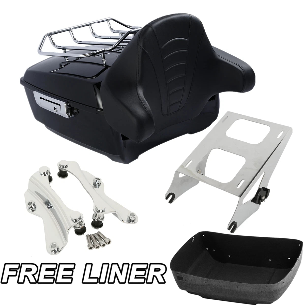 Trunk Mount Rack Docking Pad for Harley Touring Road Glide (2014–2026)