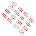 Set of 16 Unleaded Gas Only Stickers 0.82'' X 2.17''
