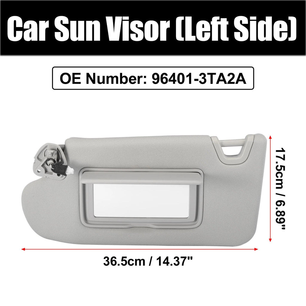 Left Side Sun Visor w/ Light Mirror for Nissan Altima (2013–2018) 96401-3TA2A
