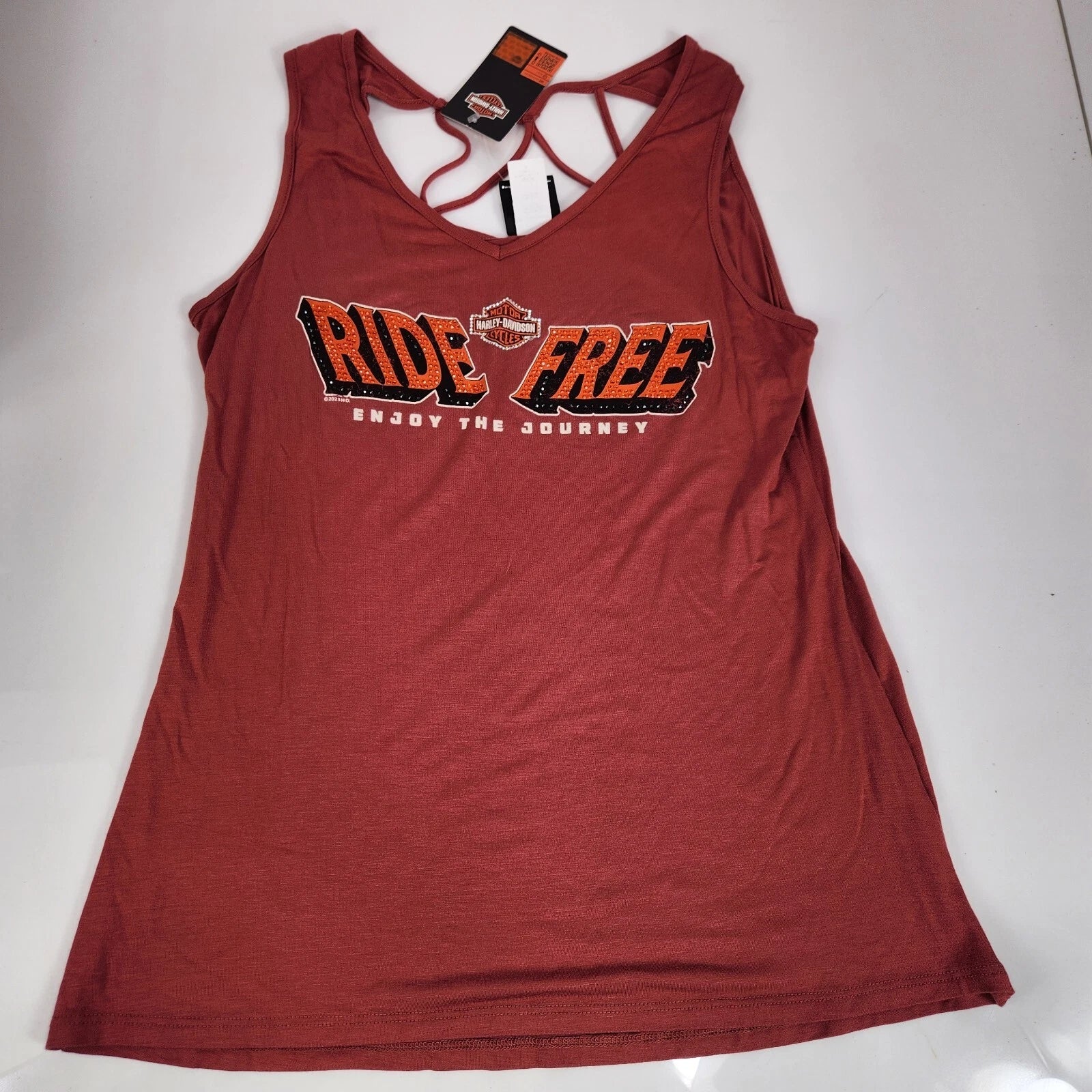 Rhinestone Tank Top for Harley-Davidson Women
