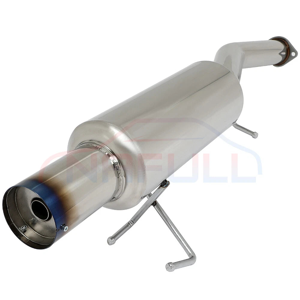 4" Burnt Tip Stainless Exhaust System for Nissan 240SX S13 (1989–1994)