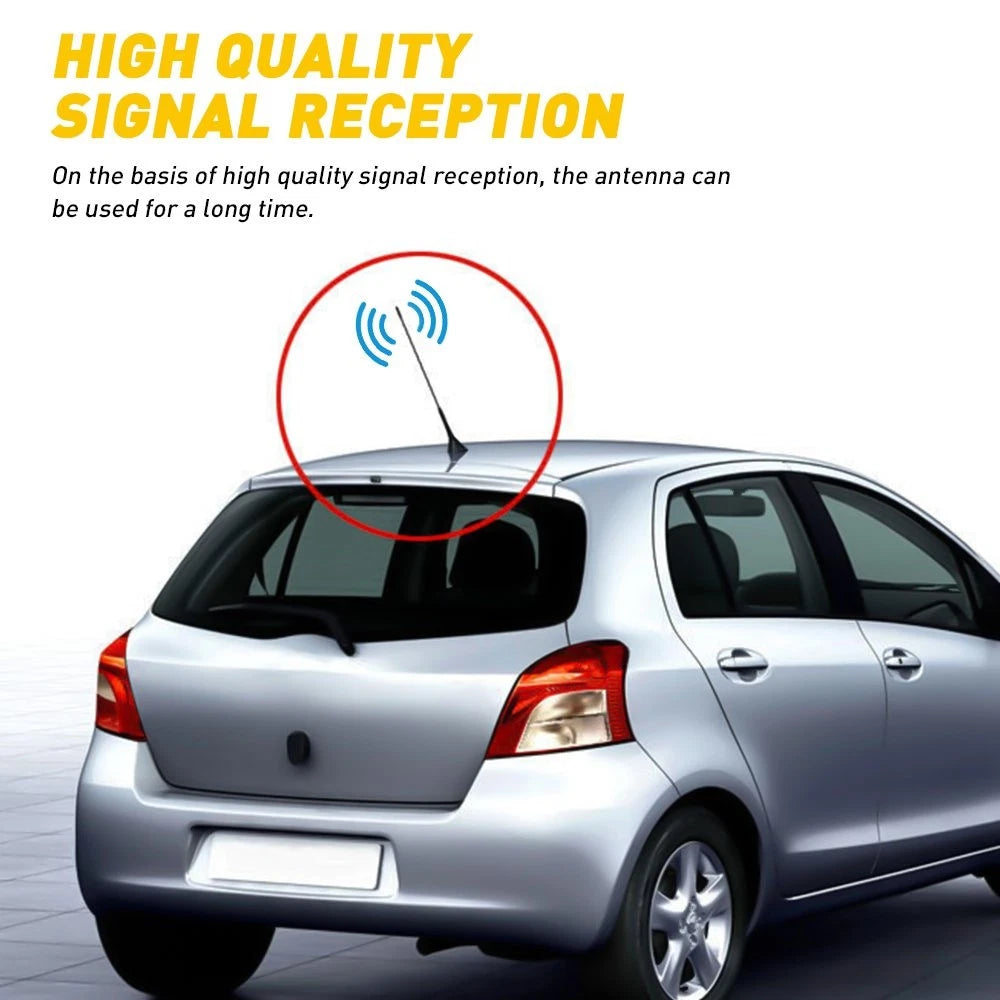 16" Antenna Mast for Ford F-150 (2009–2022) AM/FM Power Black EXV