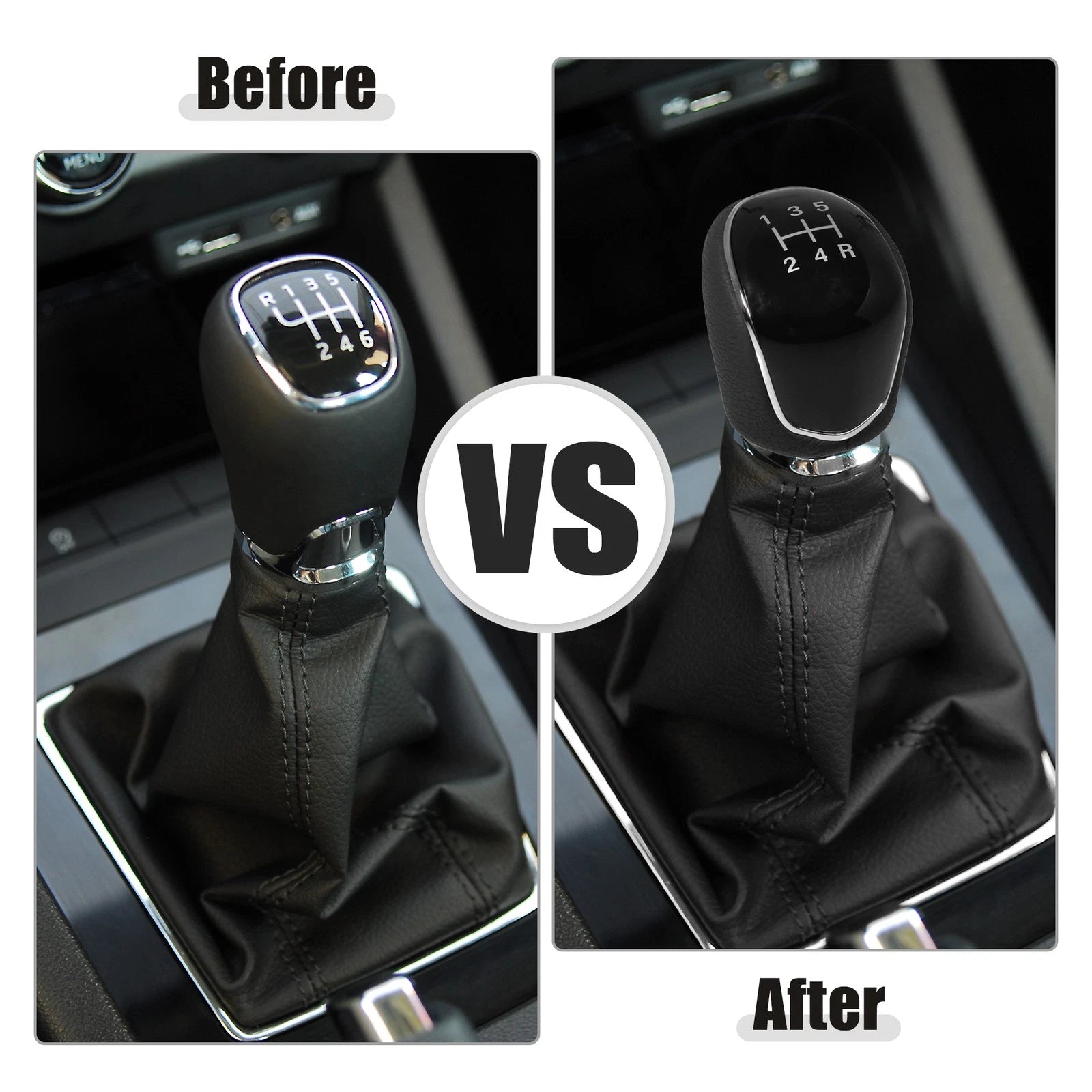 5 Speed Manual Gear Stick Shift Knob for Ford Transit Custom (2013–2023)