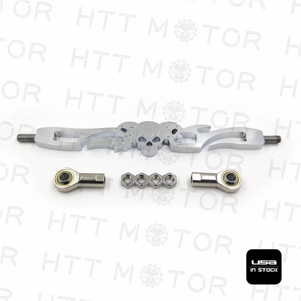 HTTMT Chrome Skull Shift Linkage for Harley Davidson Softail (1993–2017)