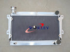 52mm Aluminum Radiator & Fans for Mazda R100 Familia (1968-1978)