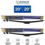 Set of 2 Wiper Blades for Mazda MX-6 (1993–1997) - Michelin Endurance XT 20"