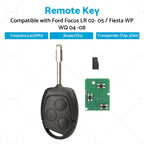 Remote Key 433MHz 4D60 for Ford Focus (2002–2005) / Fiesta (2004–2008)