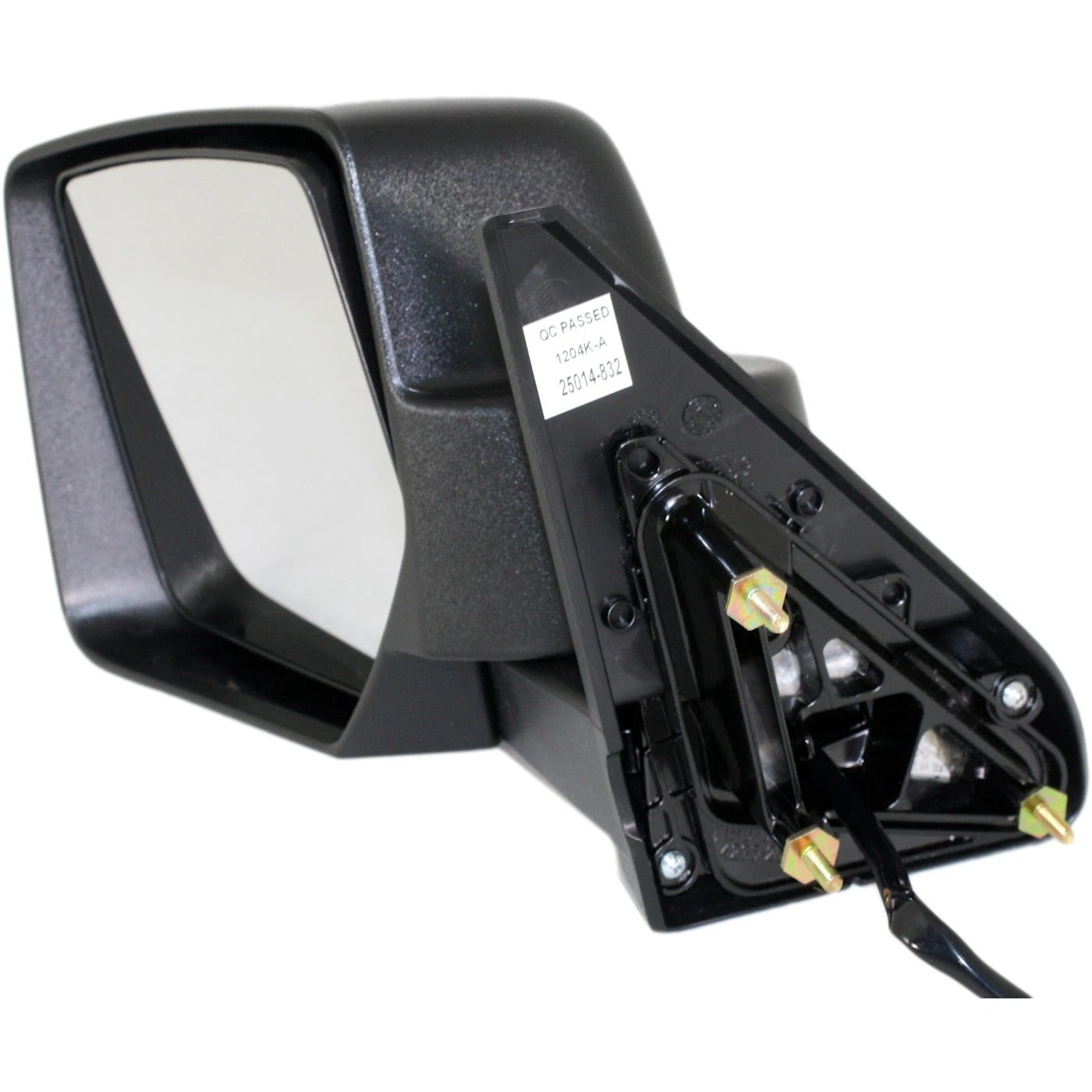 Set of 2 Power Textured Black Side Mirrors for Jeep Patriot (2007–2017)