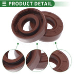 Set of 5 Oil Seal Rotary Shaft Seal FKM Rubber 17x35x10mm