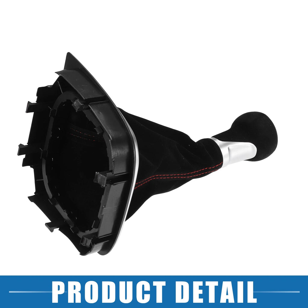 5 Speed Manual Gear Shift Knob Boot for Volkswagen Golf MK7 (2013–2018) Black