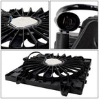 Single Cooling Radiator Fan Assembly for Cadillac XT5 GMC Acadia (2017–2019)