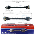 CV Axle Shaft Kit for - Front Driver & Passenger Side