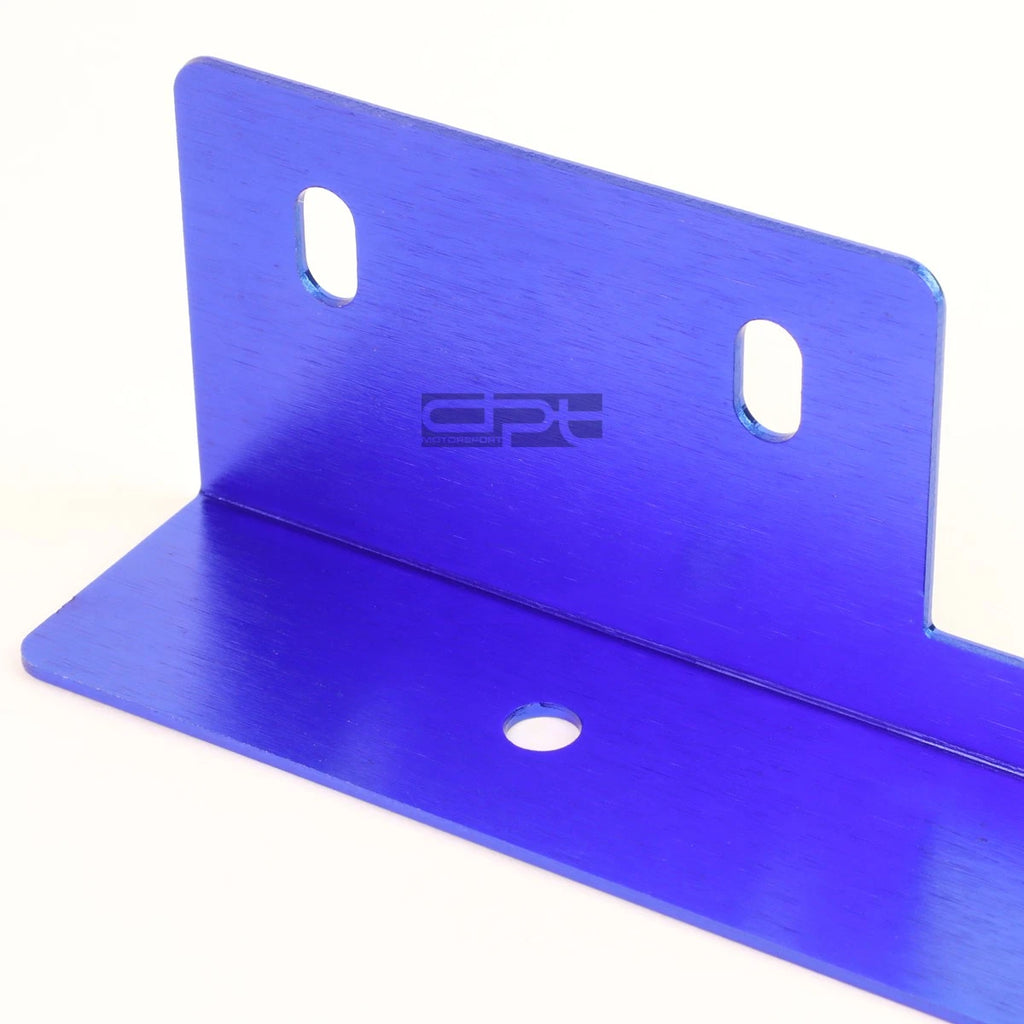 Universal Front Bumper License Plate Mount Bracket Relocator Holder JDM Blue