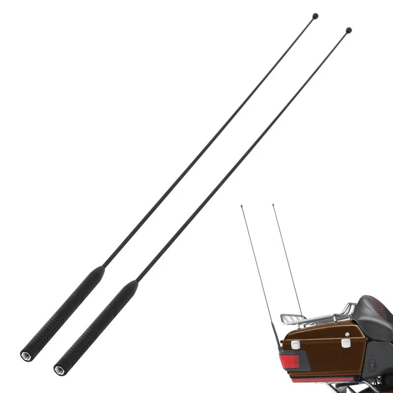 2X AM FM Antenna for Harley Touring Road King Street Glide (1986–2024)
