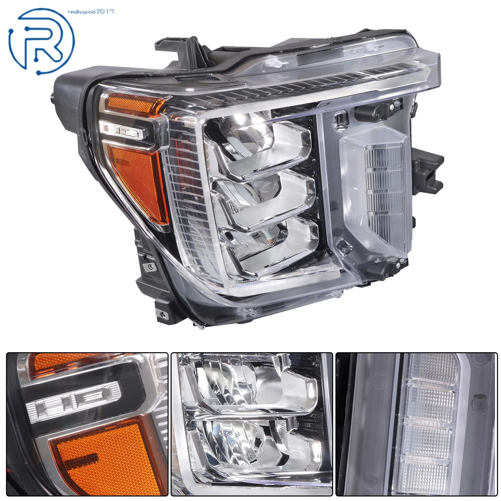 Full LED Headlights for GMC Sierra 2500 3500 HD (2020-2022)
