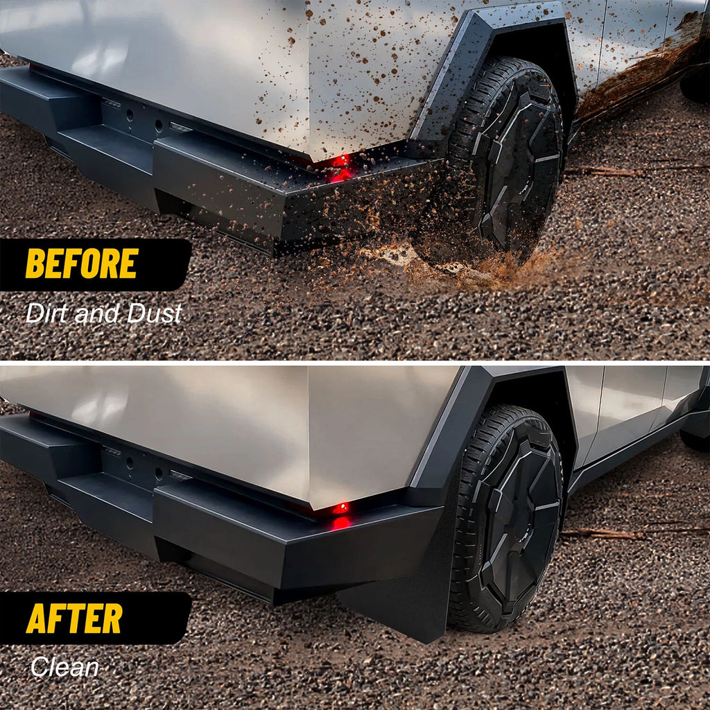 Set of 4 Mud Flaps Splash Guards for Tesla Cybertruck (2024–2024)