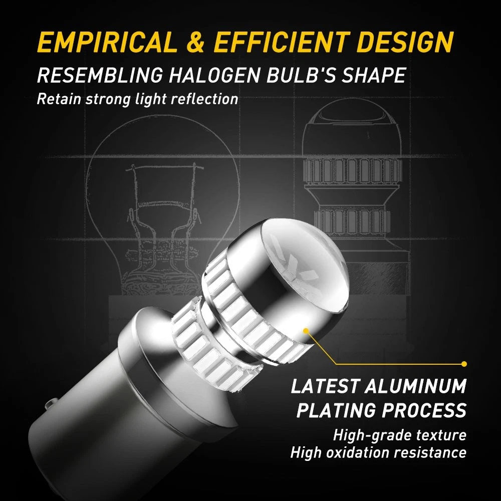 2X AUXITO 1157 2357 LED Brake Stop Tail Light Bulbs 7528 2057 EXV for