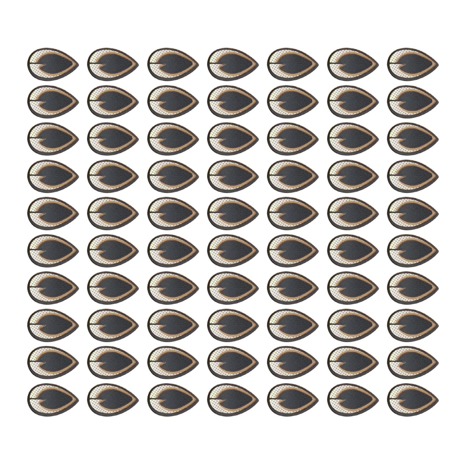 2D Holographic Laser Flat Fishing Lure Eyes Stickers