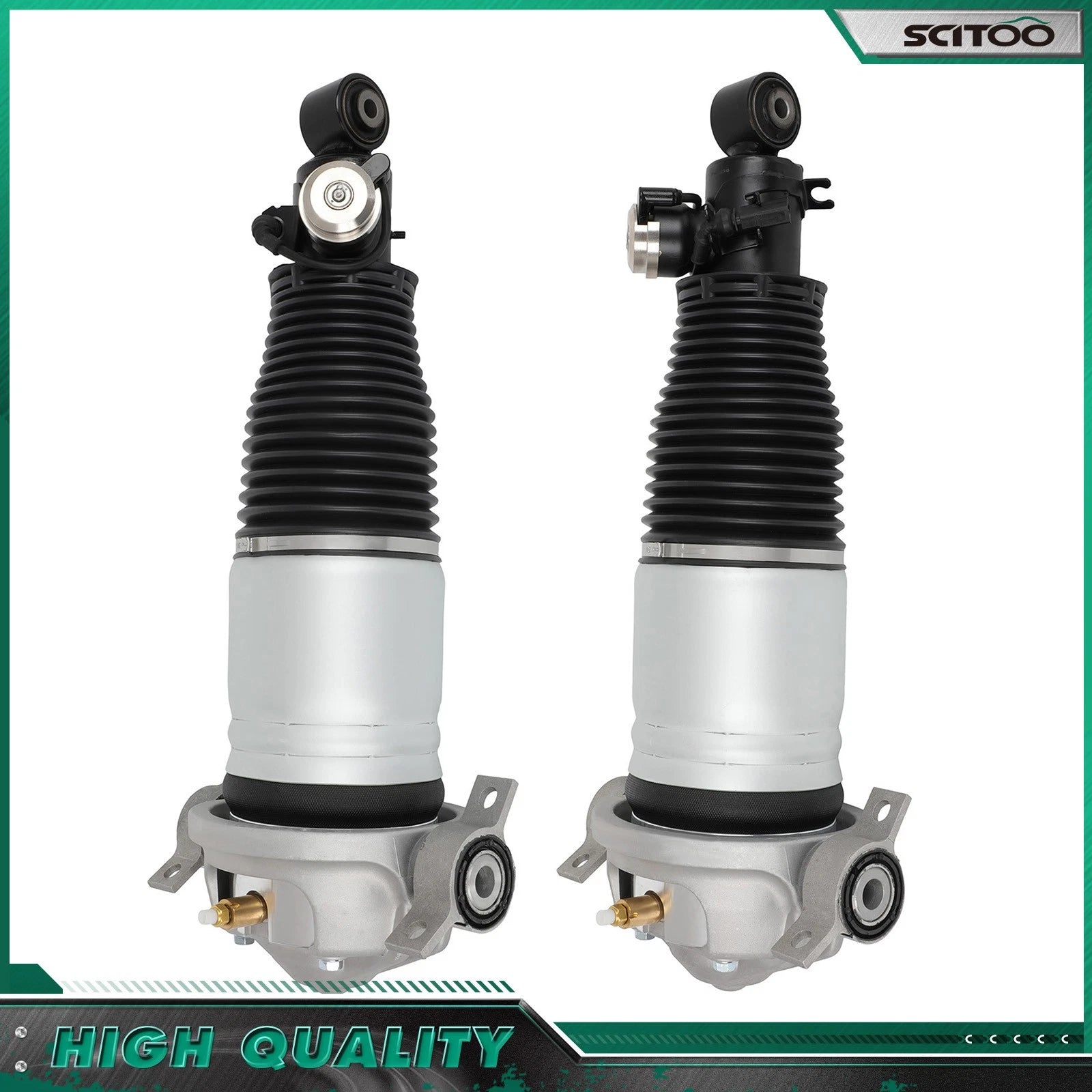 Pair Rear Air Suspension Struts for Audi Q7 (2007–2015), VW Touareg (2004–2017), Porsche Cayenne (2003–2010)