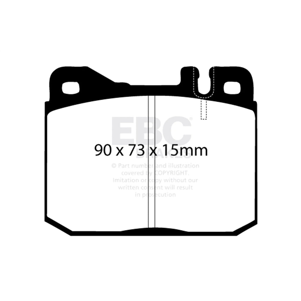 Set of 2 Brake Pads for MB Mercedes 420 280 300SEL 300SE