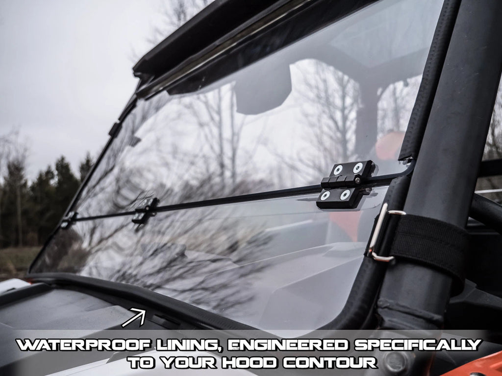 Scratch Resistant Flip Down Windshield for Polaris General 1000 (2016–2023)