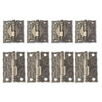 10pcs Antique Embossing Hinges for Wooden Box Jewelry Cabinet