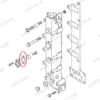 Gasket for Suzuki 25-140 HP Outboard Exhaust Cover (11265-87E10)