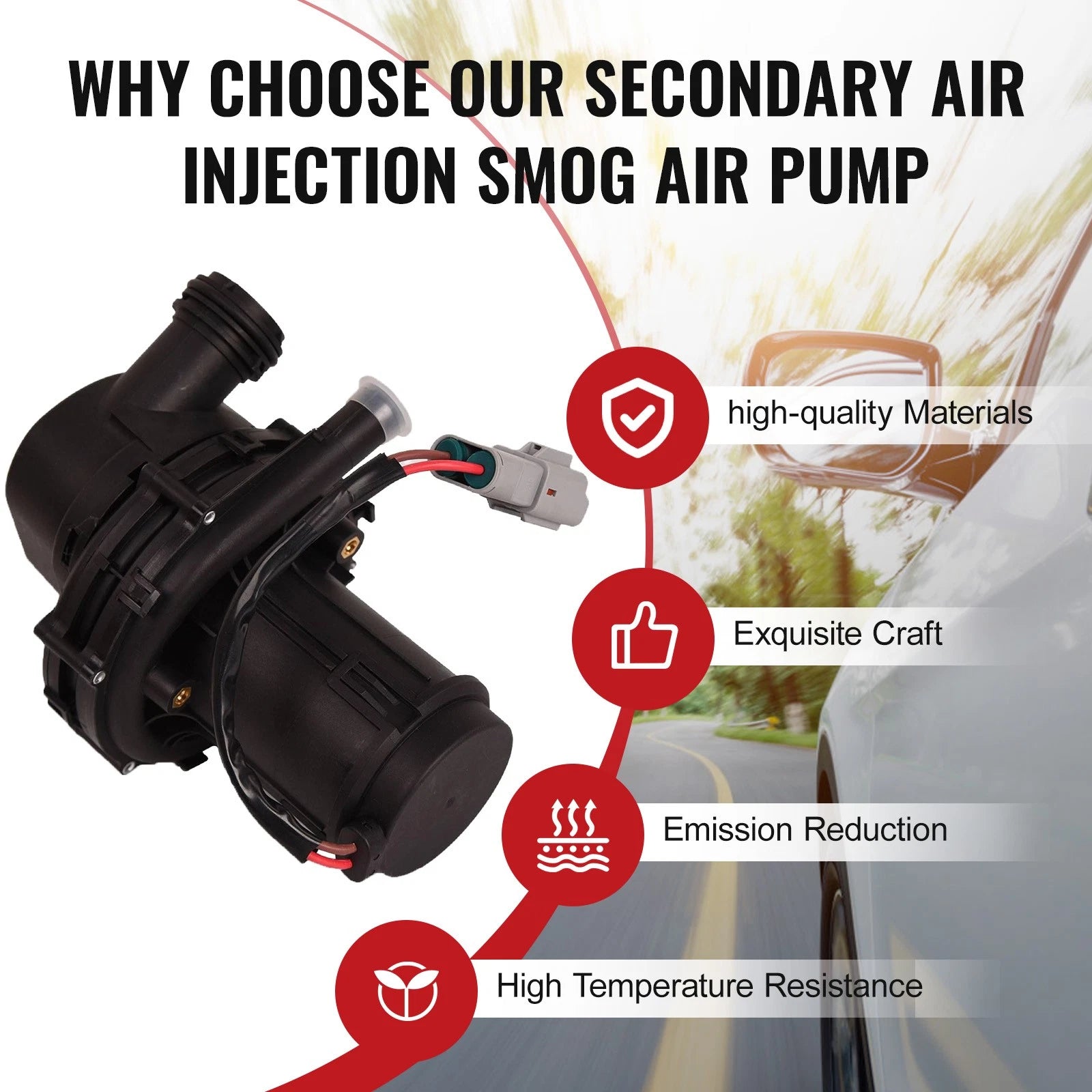 Secondary Air Injection Pump for Volvo 960 V90 S90 (1995–1998)