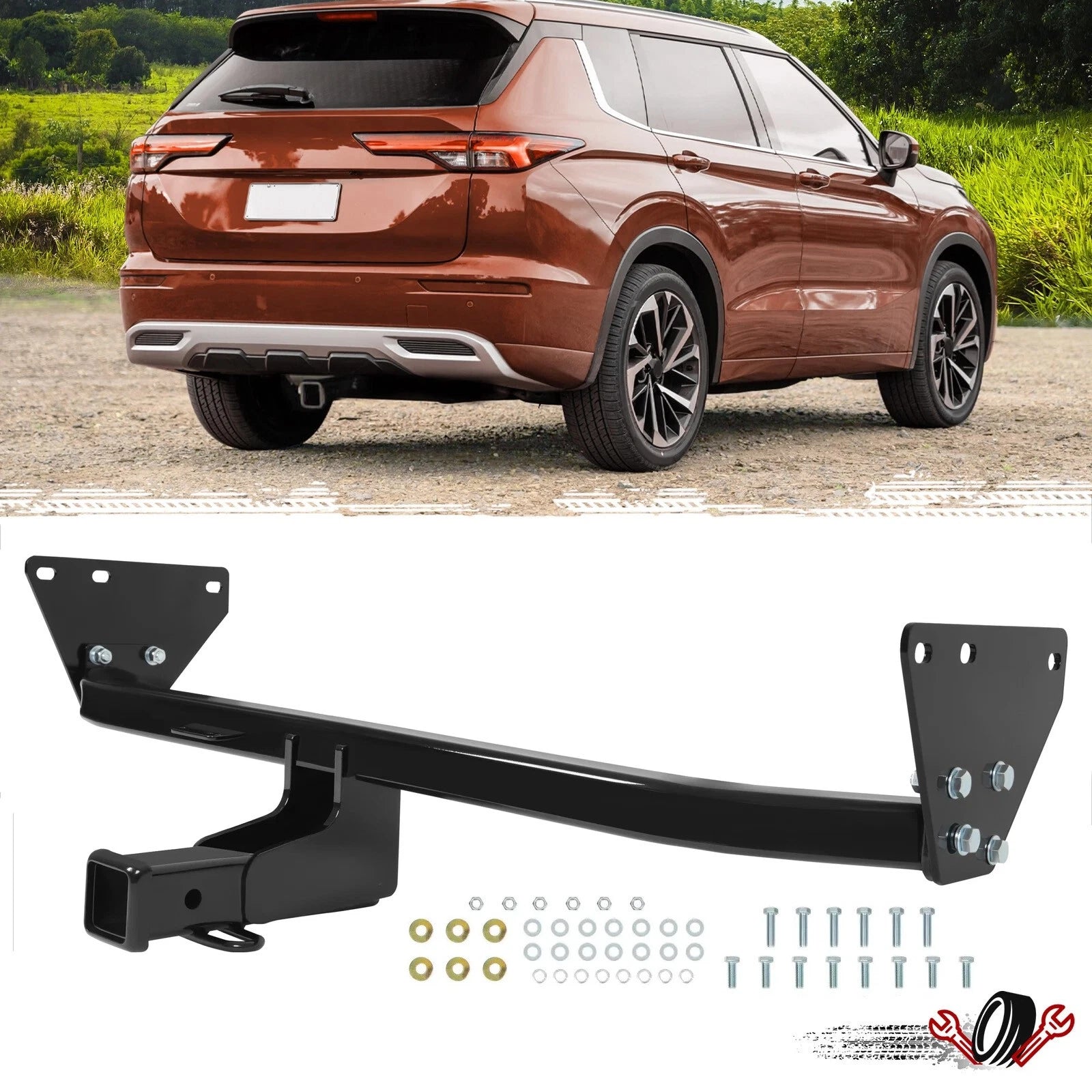 Class 3 Trailer Tow Hitch 2" Receiver for Mitsubishi Outlander (2022–2026)