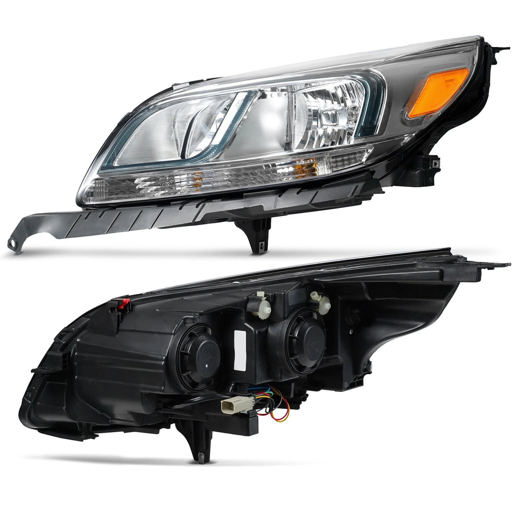 Halogen Headlight Set for Chevy Malibu (2013–2016) Left + Right Pair