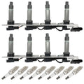 Set of 2 Ignition Coils & 8 Spark Plugs for Cadillac Deville (2004–2005)