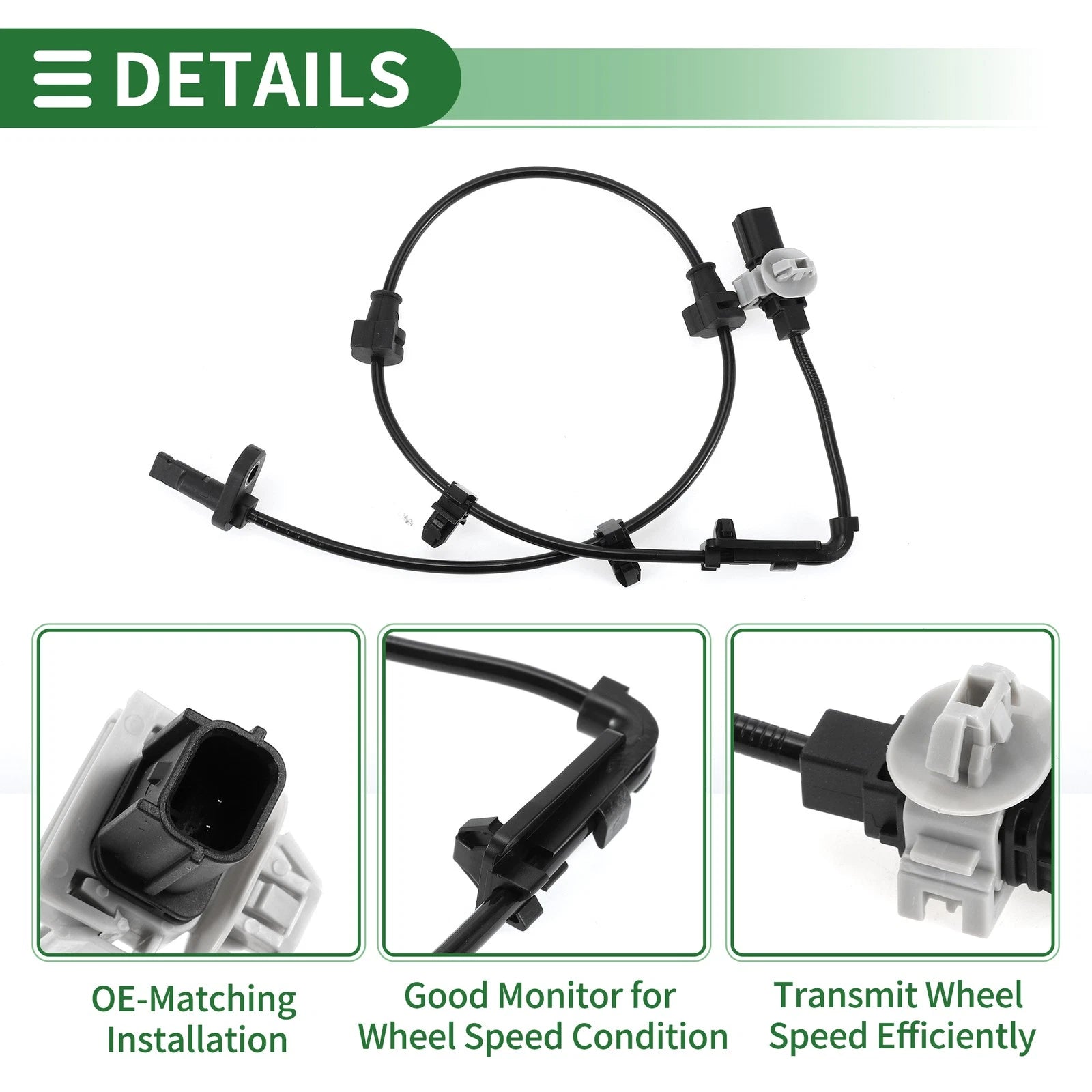 ABS Wheel Speed Sensor No. 57450TEAT01 for Honda Civic (2016–2021)