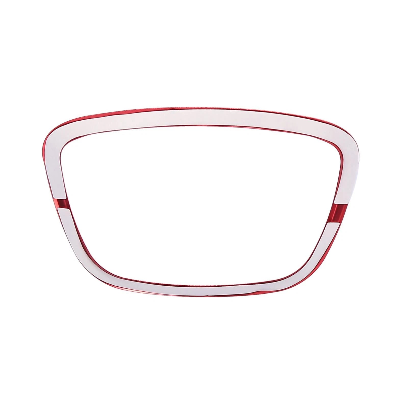 Steering Wheel Trim Cover Red for Audi A3 A4 A5 A6 A7 Q3 Q4 S RS (2010–2023)