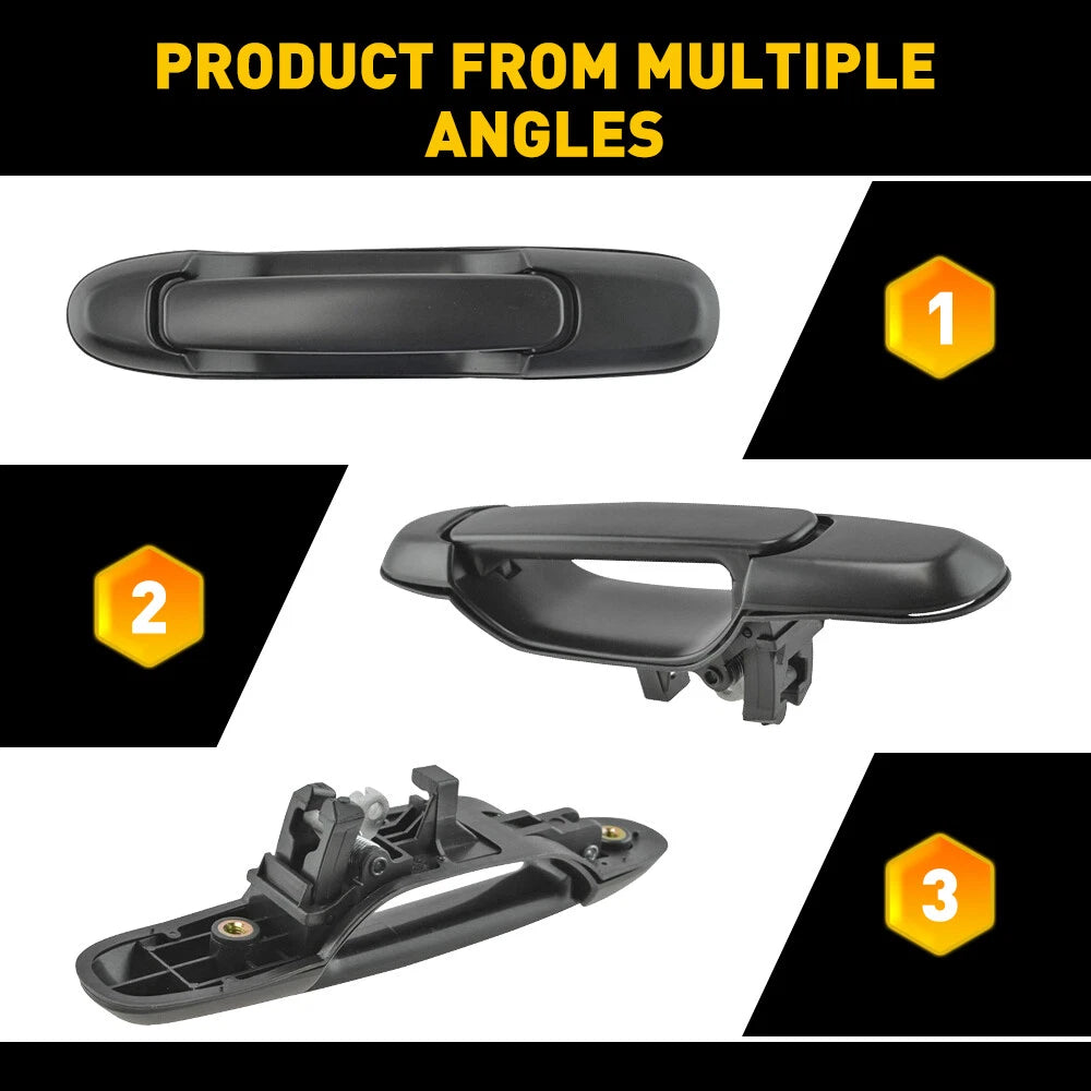 Left or Rear Sliding Door Handle for 1998â2003 Toyota Sienna Black