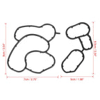 Set of 2 Engine Oil Pan Gasket Seals for BMW 328i 330i (2007–2013)
