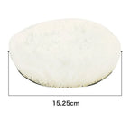 5 x Premium Wool Polishing Pads for Car Detailing and Furniture